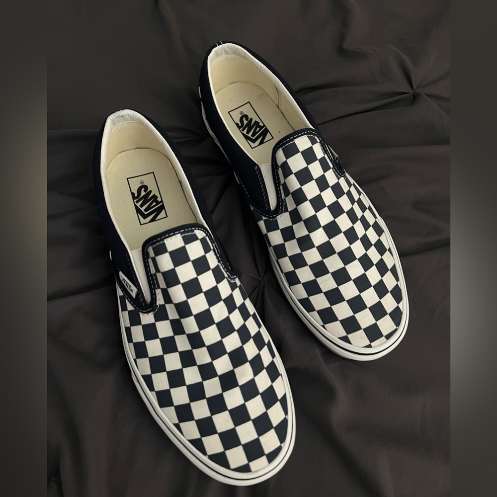 Checkered Slip-On Vans